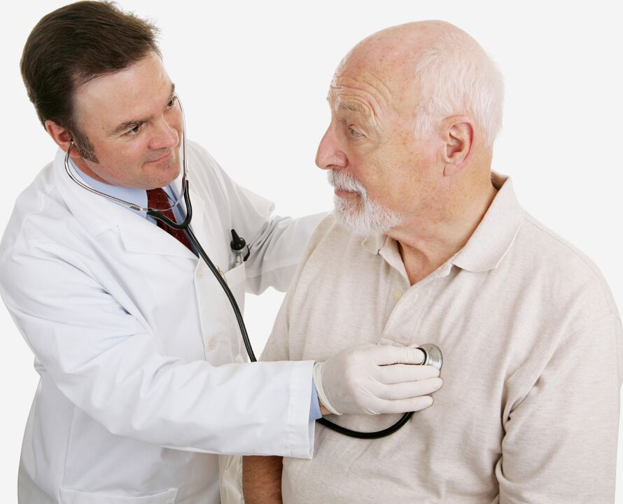 Doctor checking back pain